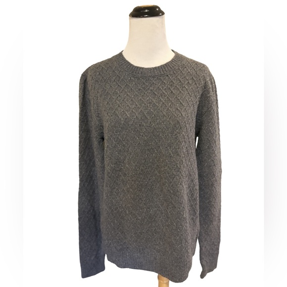 Ag Adriano Goldschmied Sweaters - Ag Adriano Goldschmied Cashmere Gray Crewneck Sweater